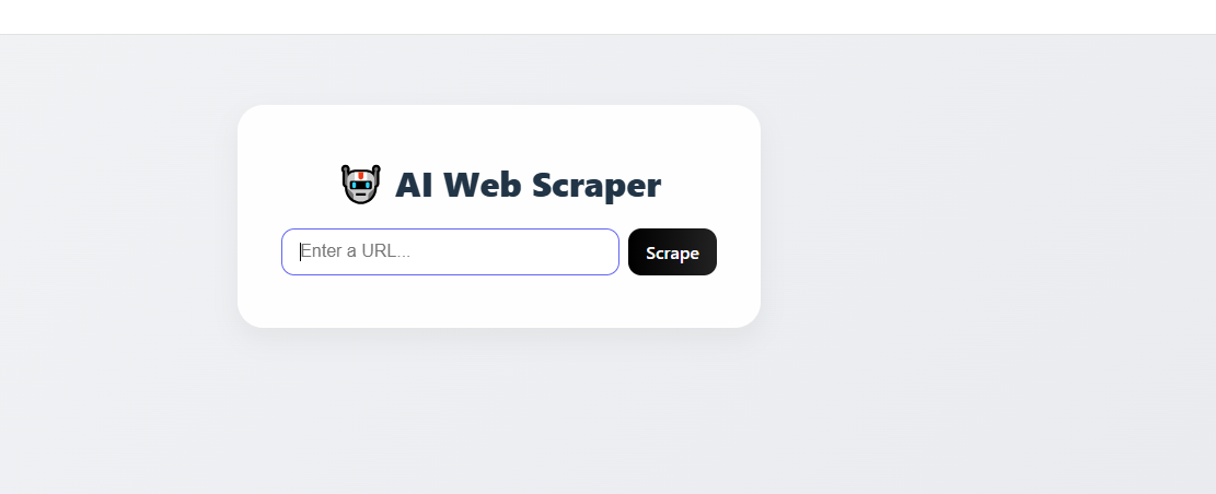 AI Web Scraper